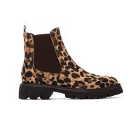CARMELA 162546, Botín Estilo Chelsea Mujer, Leopardo, 39 EU