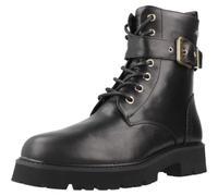 CARMELA 162598, Botín Estilo Militar Mujer, Negro, 40 EU