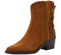 CARMELA 162663, Botín campero Mujer, Camel, 36 EU