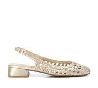 Carmela - Bailarinas Mujer Oro - Calzado Cómodo y Versátil - Moda Casual - Modelo 16218507 (Talla 39)