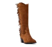 Carmela - Bota Mujer Camel - Calzado Cómodo y Versátil - Moda casual - Modelo 16266401 (Talla 40)