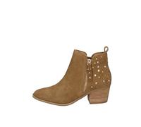 Carmela - Botas Camperas Mujer Camel - Calzado Cómodo y Versátil - Moda casual - Modelo 16315102 (Talla 39)