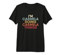 Carmela Name Carmela Personalized Name First Given Camiseta Premium