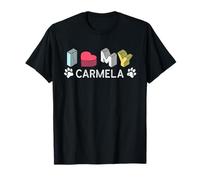 Carmela Nombre Personalizado Perro Carmela Pet Lover Camiseta