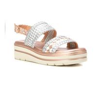 Carmela - Sandalia de Mujer en Piel con Cierre de Hebilla y Suela Antideslizante 16225502 para: Mujer Color: Nude Talla: 37