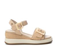 Carmela - Sandalia Mujer Beige - Calzado Cómodo y Versátil - Moda casual - Modelo 16222703 (Talla 41)