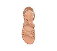 Carmela - Sandalia Mujer Beige - Calzado Cómodo y Versátil - Moda casual - Modelo 16239304 (Talla 38)