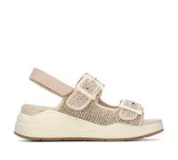 Carmela - Sandalia Mujer Beige - Calzado Cómodo y Versátil - Moda casual - Modelo 16326701 (Talla 37)