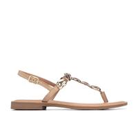 Carmela - Sandalia Mujer Beige - Calzado Cómodo y Versátil - Moda casual - Modelo 16329304 (Talla 36)