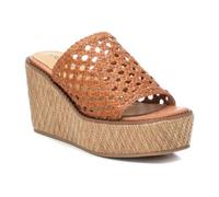 Carmela - Sandalia Mujer Camel - Calzado Cómodo y Versátil - Moda casual - Modelo 16148304 (Talla 36)