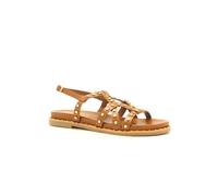 Carmela - Sandalia Mujer Camel - Calzado Cómodo y Versátil - Moda casual - Modelo 16239203 (Talla 39)