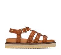 Carmela - Sandalia Mujer Camel - Calzado Cómodo y Versátil - Moda casual - Modelo 16303004 (Talla 36)
