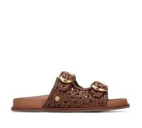 Carmela - Sandalia Mujer Camel - Calzado Cómodo y Versátil - Moda casual - Modelo 16305802 (Talla 38)