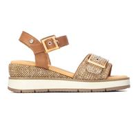 Carmela - Sandalia Mujer Camel - Calzado Cómodo y Versátil - Moda casual - Modelo 16321703 (Talla 40)
