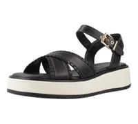 Carmela - Sandalia Mujer Negro - Calzado Cómodo y Versátil - Moda casual - Modelo 16224504 (Talla 36)