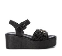 Carmela - Sandalia Mujer Negro - Calzado Cómodo y Versátil - Moda casual - Modelo 16236003 (Talla 39)