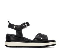 Carmela - Sandalia Mujer Negro - Calzado Cómodo y Versátil - Moda casual - Modelo 16324803 (Talla 38)
