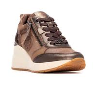 Carmela - Zapatilla Mujer Bronce - Calzado Cómodo y Versátil - Moda Casual - Modelo 16252103 (Talla 36)