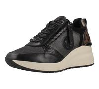 Carmela - Zapatilla Mujer Negro - Calzado Cómodo y Versátil - Moda Casual - Modelo 16252101 (Talla 35)