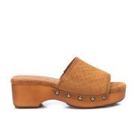 Carmela - Zueco Mujer Camel - Calzado Cómodo y Versátil - Moda Casual - Modelo 16063504 (Talla 40)