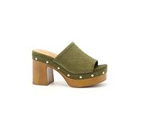 Carmela - Zueco para Mujer, Color: Verde, Talla: 40