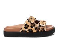 Carmela Zueco Piel con 2 Hebillas y Plantilla Acolchada Mujer Leopardo para: Mujer Color: Leopardo Talla: 40