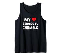 Carmelo - Mi Corazón Pertenece A Carmelo - Amor Camiseta sin Mangas