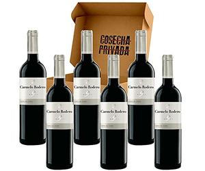 Carmelo Rodero Roble - Envío Gratis 24H - 9 meses - Estucche 6 Botellas - Ribera del Duero - Vino Regalo - Seleccionado y Enviado por Cosecha Privada