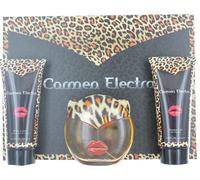 Carmen Electra Para Mujeres Set: EDP Spray 3.4oz + BL 5.0oz + SG 5.0oz Nuevo