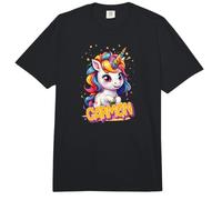 Carmen - Hermoso Nombre de niña con un Bonito Unicornio Comfort Colors Adult Heavyweight T-Shirt