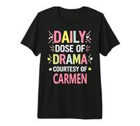 Carmen Personalized Name Funny Cute Custom Carmen Name Camiseta Premium