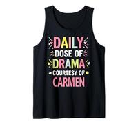 Carmen Personalized Name Funny Cute Custom Carmen Name Camiseta sin Mangas