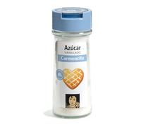 Carmencita Azúcar Vainillado,Tarro de Cristal con Tapón Dosificador, 80g