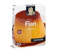 Carmencita Flan Clásico, Sin Gluten, Preparado para 20 Raciones, 20 g