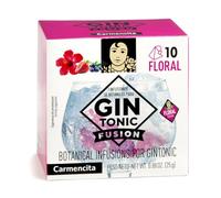 Carmencita. Ginfusion. Floral. Infusiones botánicas para Gin Tonic (10 bolsitas de té piramidales). 25 g.