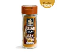 Carmencita Golden Milk, Mezcla de Especias para Café, Sin Gluten, Tarro de Cristal, 42 g