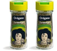 Carmencita Orégano Hoja, Tarro de Cristal con Dosificador 8g (Paquete de 2)
