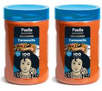 Carmencita Sazonador Paella, Sin Gluten, Bote Hotelero, 635g (Paquete de 2)