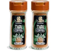 Carmencita Thai Coffee, Mezcla de Especias para Café, Sin Gluten, Tarro de Cristal, 40 g (Paquete de 2)
