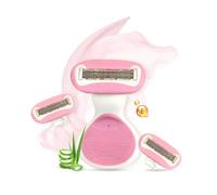 Carmesi Combo de depilación corporal (Razor + paquete de 2 cartuchos)