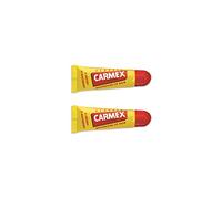 Carmex Lip Balm Original, Cereza o Fresa - Paquete de 2 (Tubo Carmex Original)