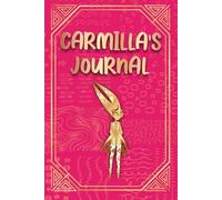 CARMILLA JOURNAL - A BOOK TO RECORD YOUR DAILY THOUGHTS HOTEL HAZBIN CARMINE STYLE: 100 LINES PAGES , DEMON THEMED COVER