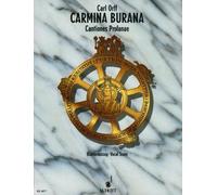 Carmina Burana Cantiones Proprofanae ED2877 9783795753382 - Guía para piano con pinza en forma de corazón (8 de junio de 1937)