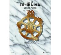 Carmina burana chant: Cantiones profanae. Soli (STBar), gemischter Chor (SATB), Kinderchor und Orchester. Klavierauszug.