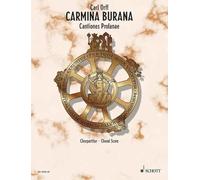 Carmina burana koorpartituur: Cantiones Profanae. Soli (STBar), gemischter Chor (SATB), Kinderchor und Orchester. Chorpartitur.