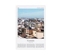 Carmona - Póster fotográfico real de Carmona con impresión a color, póster de viaje, regalo de Andalucía, España, ciudad, impresión decorativa en lienzo sin marco, 40,6 x 61 cm