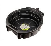 Carmotion Bandeja de recogida de aceite con vertedor, bandeja de aceite con desagüe para cambio de aceite, 15 litros portátil /