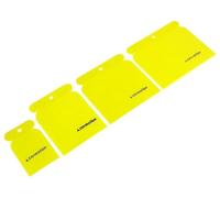 Carmotion Juego de espátulas de plástico de 50, 75, 100 y 120 mm.