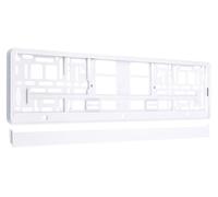 Carmotion Marco de matrícula metálico, Blanco