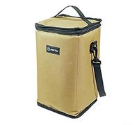 CARMOTTER Elegante bolsa de almacenamiento portátil para linternas, construida para soportar diversas condiciones climáticas al aire libre, como lo muestra la imagen